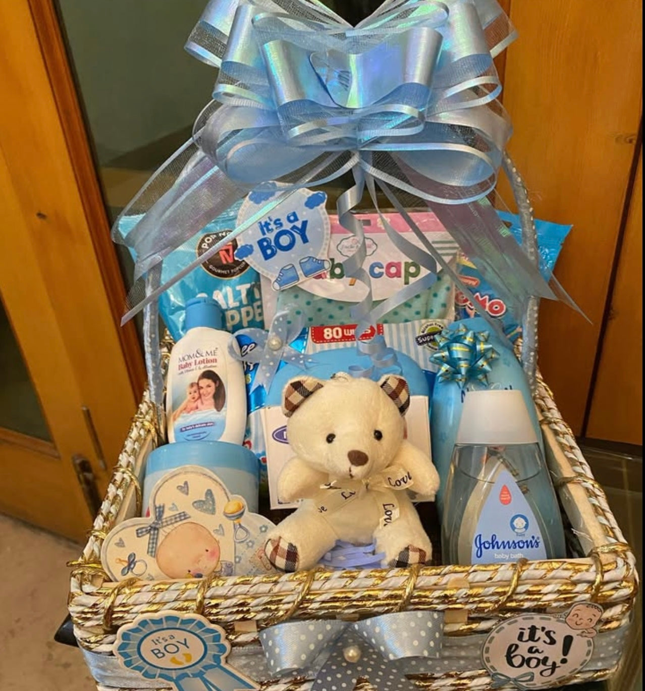 NEWBORN BABY BOY BASKET